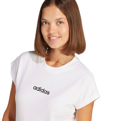 Camiseta Feminina adidas Manga Curta Logo Linear - Foto 4