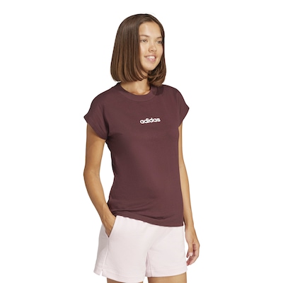 Camiseta Feminina adidas Manga Curta Logo Linear - Foto 3