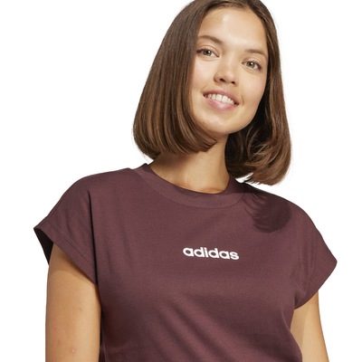 Camiseta Feminina adidas Manga Curta Logo Linear - Foto 4