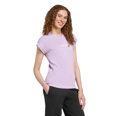 Camiseta Feminina adidas Manga Curta Logo Linear - Foto 3