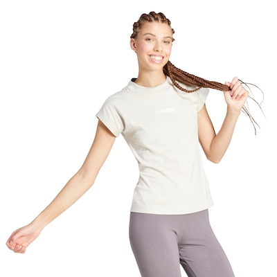 Camiseta Feminina adidas Manga Curta Logo Linear - Foto 3