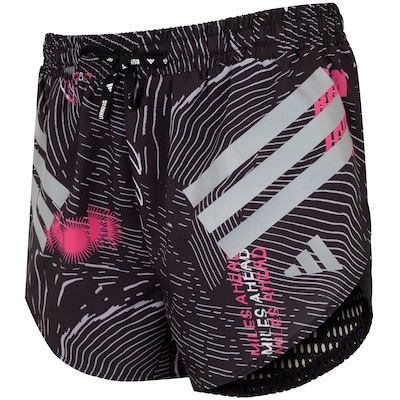 Short Feminino adidas Estampado - Foto 1