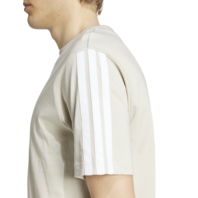 Camiseta Masculina adidas Manga Curta 3 Stripes - Foto 5
