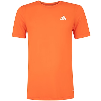 Camiseta Masculina adidas Manga Curta Own The Run 3 Listras - Foto 1