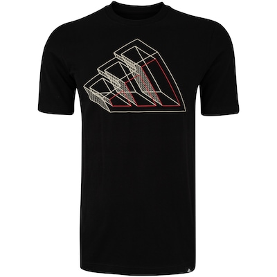 Camiseta Masculina adidas Manga Curta Gráfica Camiseta Masculina adidas Manga Curta Gráfica