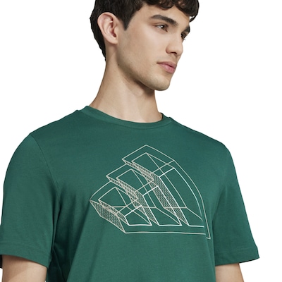 Camiseta Masculina adidas Manga Curta Gráfica - Foto 5