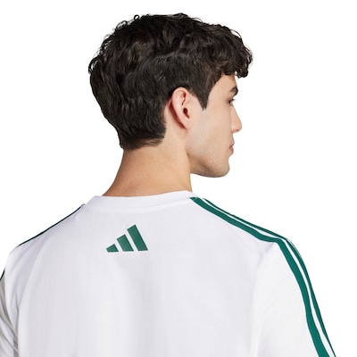 Camiseta Masculina adidas Manga Curta Gráfica 3 Listras - Foto 5