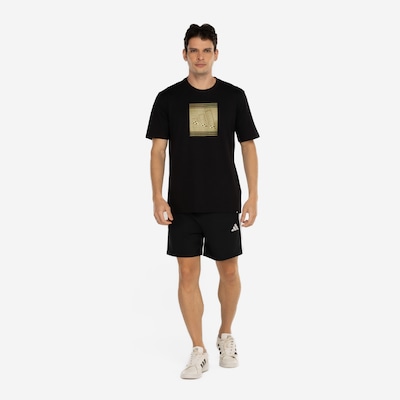 Camiseta Masculina adidas Manga Curta Estampada Tech Metallic - Foto 4