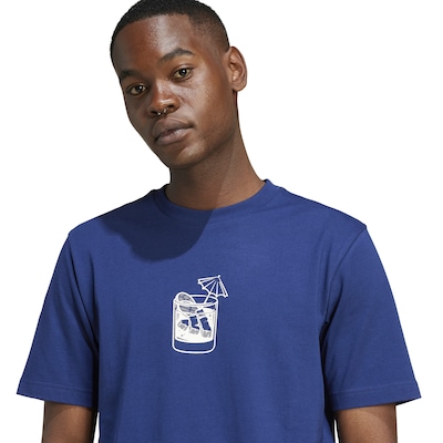 Camiseta Masculina adidas Manga Curta Gráfica Drink - Foto 5