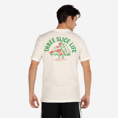 Camiseta Masculina adidas Manga Curta Gráfica Pizza - Foto 3