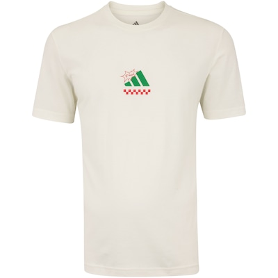 Camiseta Masculina adidas Manga Curta Gráfica Pizza - Foto 5