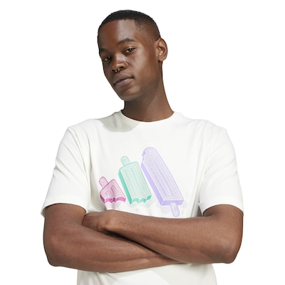 Camiseta Masculina adidas Manga Curta Gráfica - Foto 5