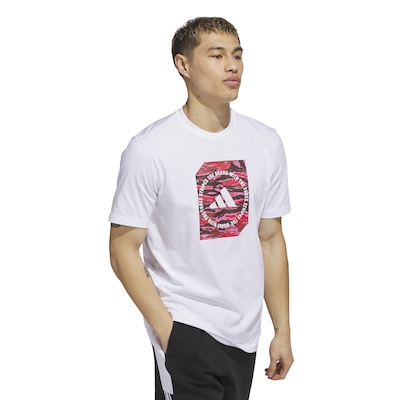 Camiseta Masculina adidas Manga Curta Grafica Camo - Foto 3