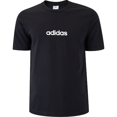 Camiseta Masculina adidas Manga Curta Logo Linear - Foto 5