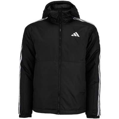 Jaqueta Masculina adidas com Capuz Isolamento Essentials Três Listras - Foto 1
