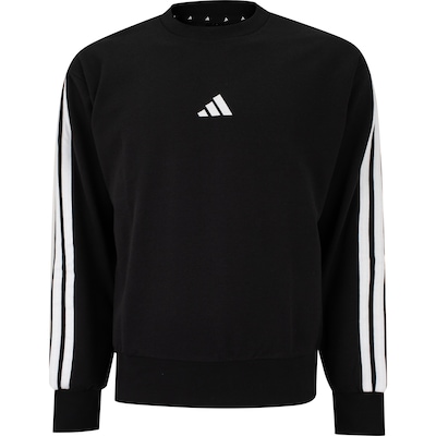 Blusa de Moletom Masculina adidas Essentials 3 Listras Blusa de Moletom Masculina adidas Essentials 3 Listras