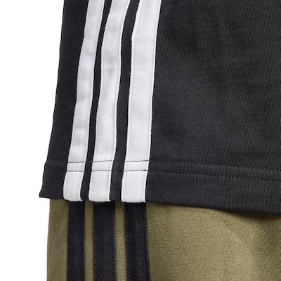 Camiseta Masculina adidas Manga Curta 3 Stripes - Foto 5