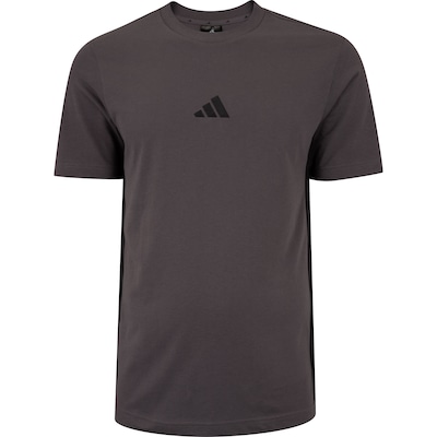 Camiseta Masculina adidas Manga Curta 3 Stripes - Foto 1