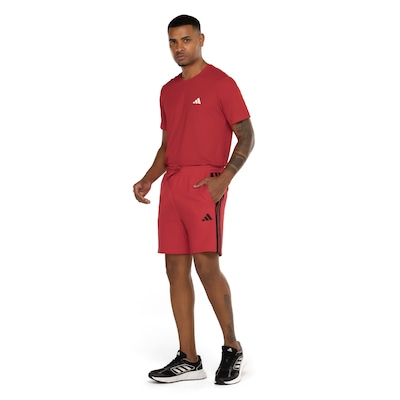 Bermuda Masculina adidas French Terry 3 Stripes - Foto 2