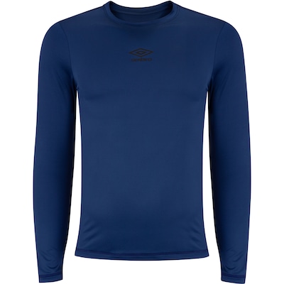 Camiseta Masculina Umbro Manga Longa Térmica Diamond Touch - Foto 1