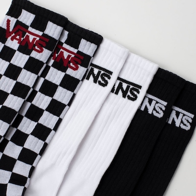 Kit de Meias Vans Cano Alto Classic Crew 3 pares - Foto 2