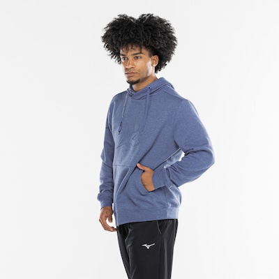Blusa de Moletom Masculino Mizuno com Capuz Soft II - Foto 5