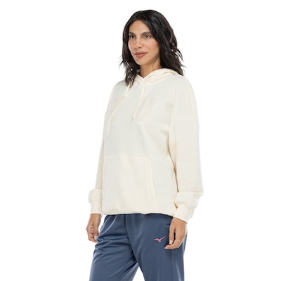 Blusa de Moletom Feminino Mizuno com Capuz - Foto 2