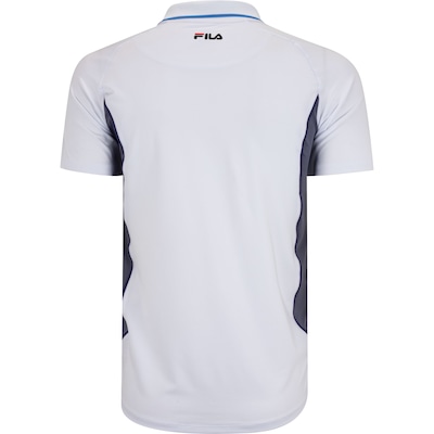 Camisa Polo Fila Masculina Manga Curta Backspin Sleeve Rio Open - Foto 2