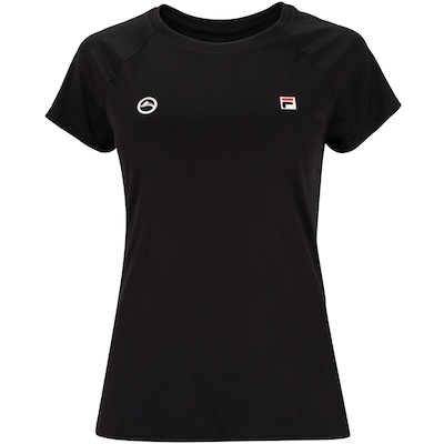 Camiseta Feminina Fila Tennis Basic Rio Open 2025 - Foto 1