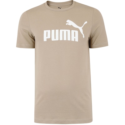 Camiseta Masculina Puma Manga Curta Essentials Logo Tee - Foto 1