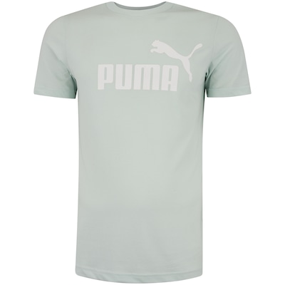 Camiseta Masculina Puma Manga Curta Essentials Logo Tee - Foto 1