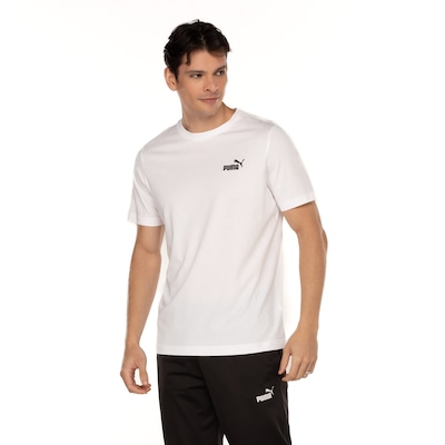 Camiseta Masculina Puma Manga Curta Small NO1 Logo Tee - Foto 2