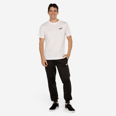 Camiseta Masculina Puma Manga Curta Small NO1 Logo Tee - Foto 4