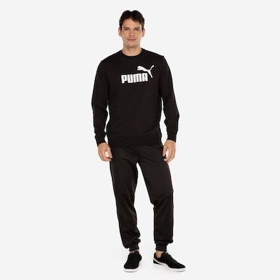 Blusão Masculino Puma Essentials 1 Logo Crew Fleece - Foto 4
