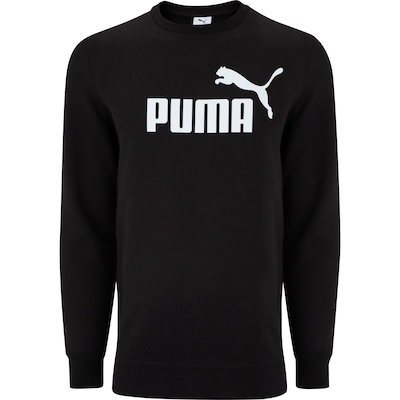 Blusão Masculino Puma Essentials 1 Logo Crew Fleece - Foto 5