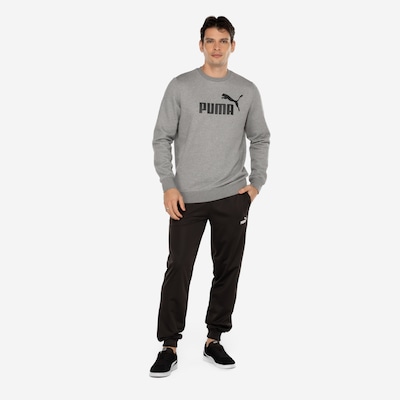 Blusão Masculino Puma Essentials 1 Logo Crew Fleece - Foto 4