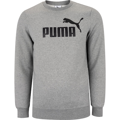 Blusão Masculino Puma Essentials 1 Logo Crew Fleece - Foto 6