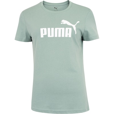 Camiseta Feminina Puma Manga Curta Essentials NO 1 Logo Tee S - Foto 1