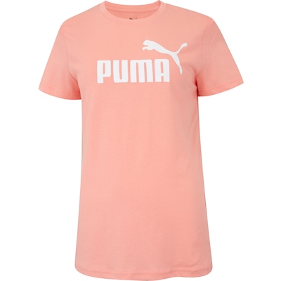 Camiseta Feminina Puma Manga Curta Essentials NO 1 Logo Tee S - Foto 1