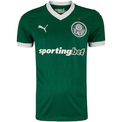 Camisa do Palmeiras I 25 Puma Masculina Torcedor - Foto 1
