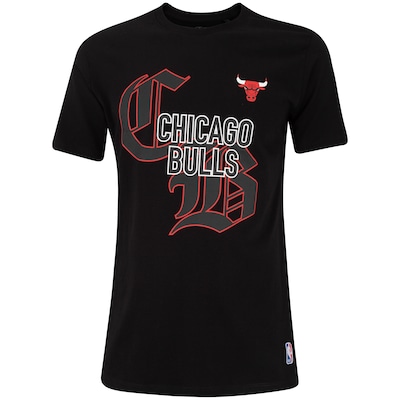 Camiseta do Chicago Bulls NBA Masculina Initials N115 - Foto 1