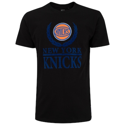 Camiseta do New York Knicks NBA Manga Curta Leaf - Foto 1