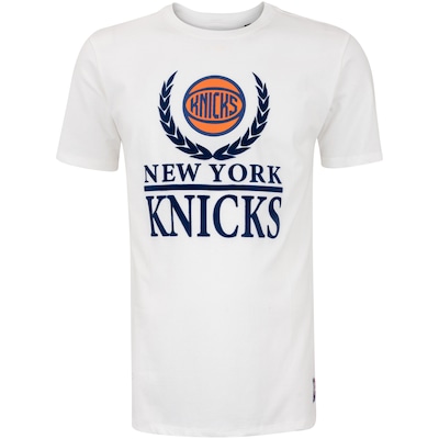 Camiseta do New York Knicks NBA Manga Curta Leaf - Foto 1