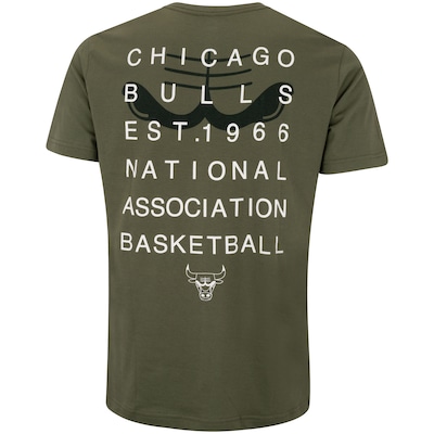 Camiseta do Chicago Bulls NBA Masculina Manga Curta Estampada N0993A - Foto 2