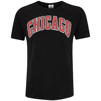 Camiseta do Chicago Bulls Masculina NBA Manga Curta Estampada N791 - Foto 1