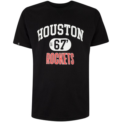Camiseta do Houston Rockets Masculina NBA Manga Curta College Tea N894A - Foto 1