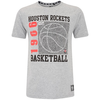 Camiseta do Houston Rockets Masculina NBA Manga Curta Since Time N0909A - Foto 1