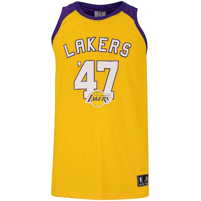 Camiseta Regata do Los Angeles Lakers NBA Masculina Banksh N1108 - Foto 1