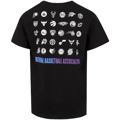 Camiseta NBA Juvenil Manga Curta Gradient N1111 - Foto 2