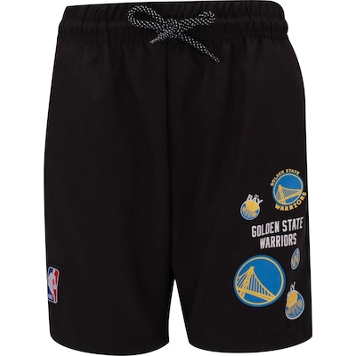 Conjunto do Golden State Warriors NBA Juvenil N1122 e N1127 Camiseta + Bermuda - Foto 1